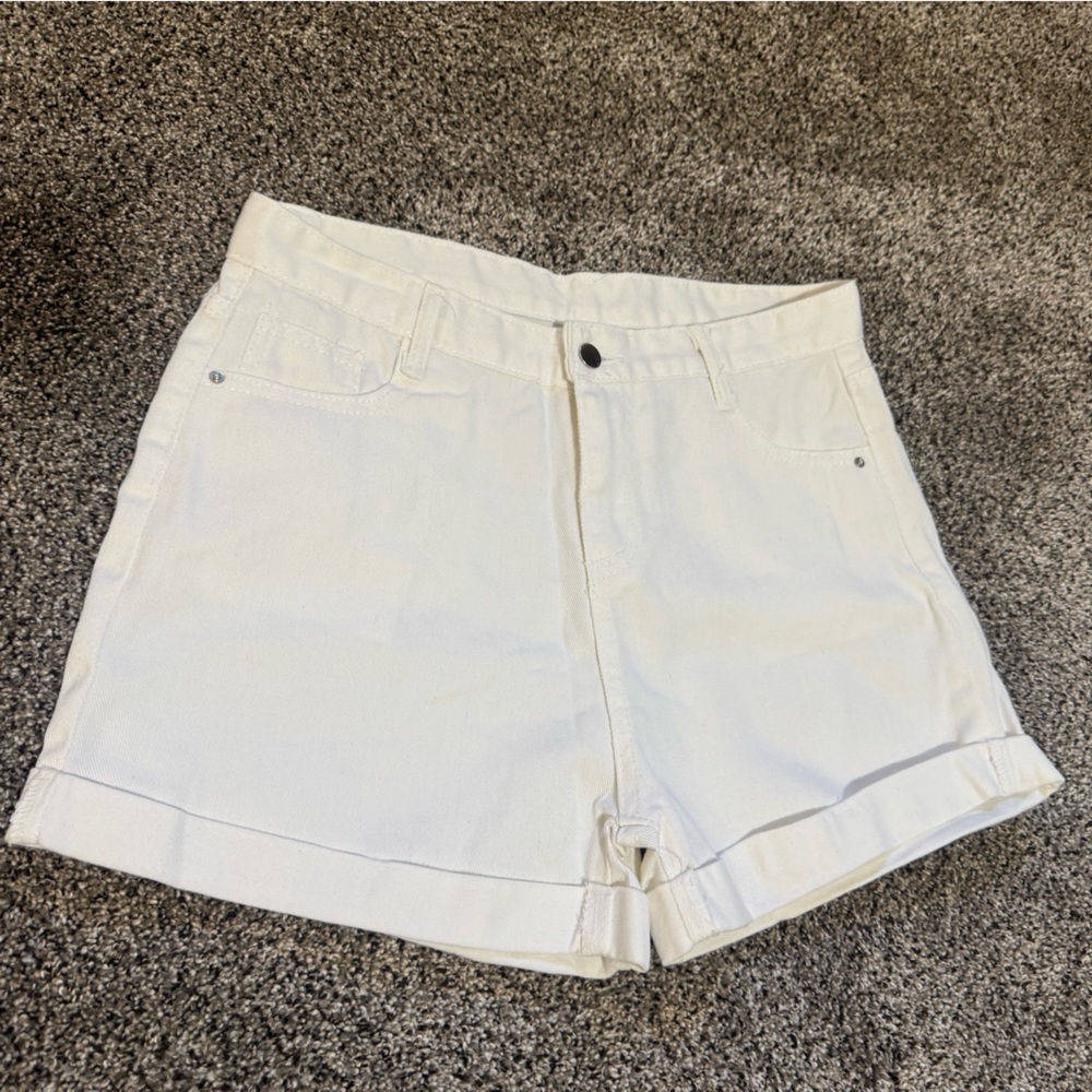 Women's White Shorts